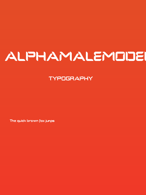 AlphaMaleModern Poster