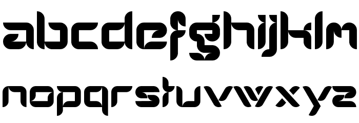 AlphaMaleModern Font LOWERCASE