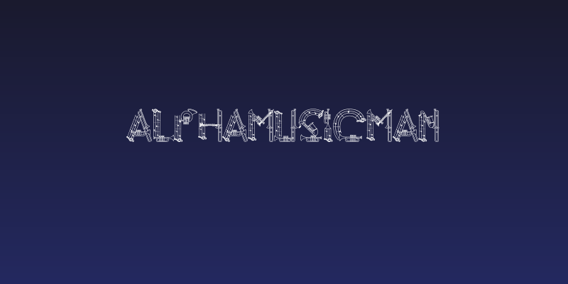 AlphaMusicMan Social Header