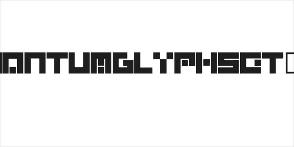 AlphaQuantumGlyphset-Regular Logo