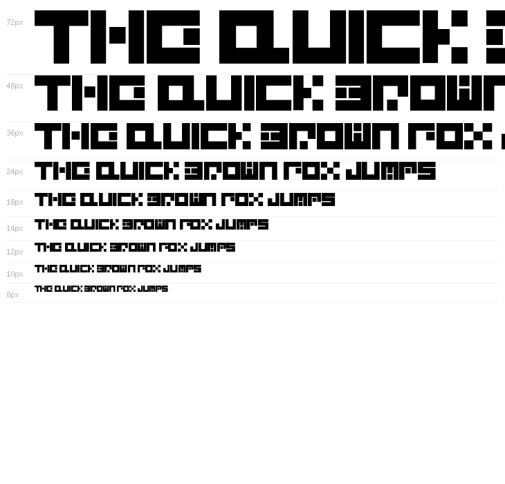 AlphaQuantumGlyphset-Regular Waterfall