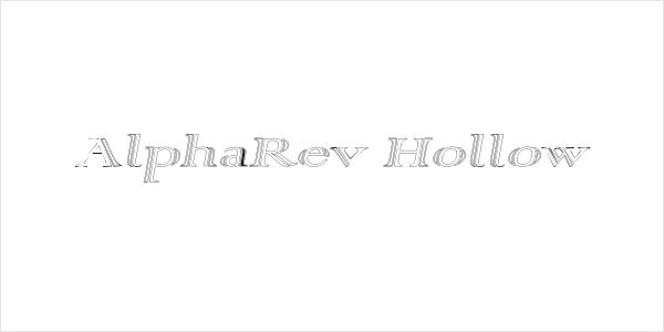 AlphaRev Hollow Logo
