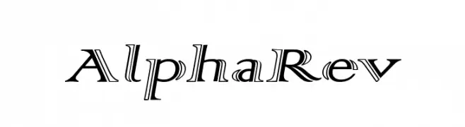 AlphaRev  Frei Schriftart Herunterladen