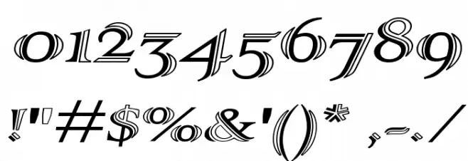 AlphaRev フォント その他の文字