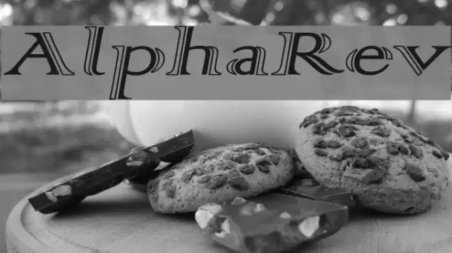 AlphaRev フォント examples