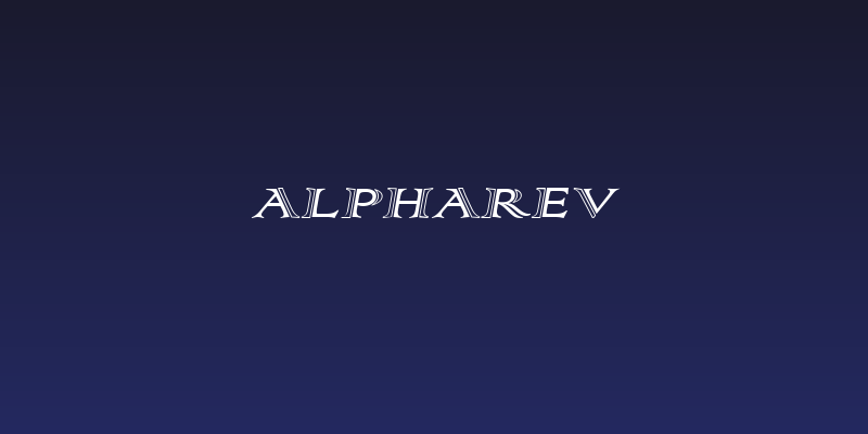 AlphaRev Social Header