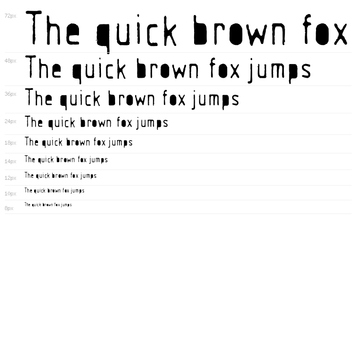 AlphaRuler-Bold Waterfall