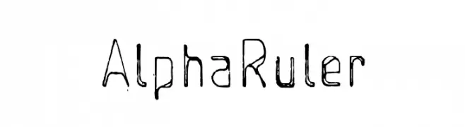 AlphaRuler  Fuentes Gratis Descargar