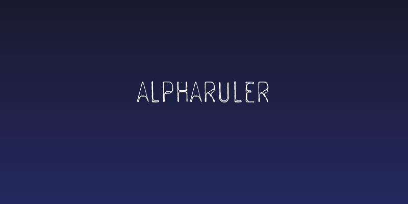 AlphaRuler Social Header