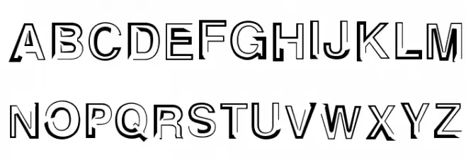 AlphaSevenTeen Шрифта ВЕРХНИЙ