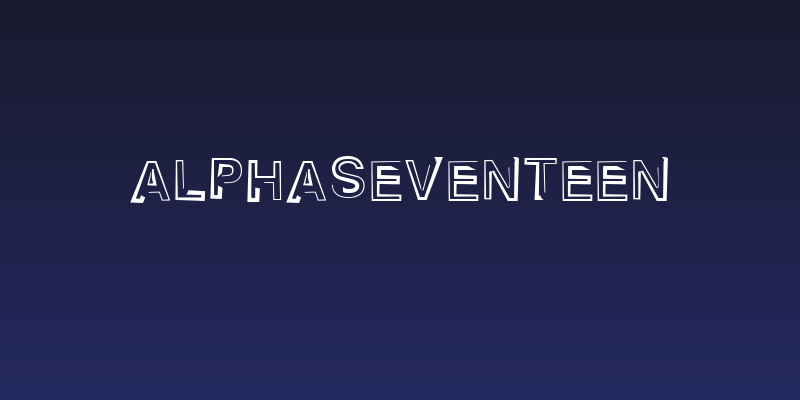 AlphaSevenTeen Social Header