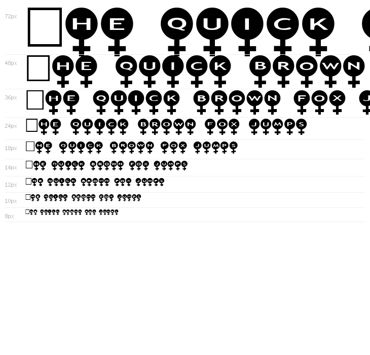 AlphaShapes female Waterfall