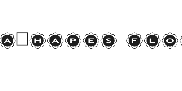 AlphaShapes flowers Logo