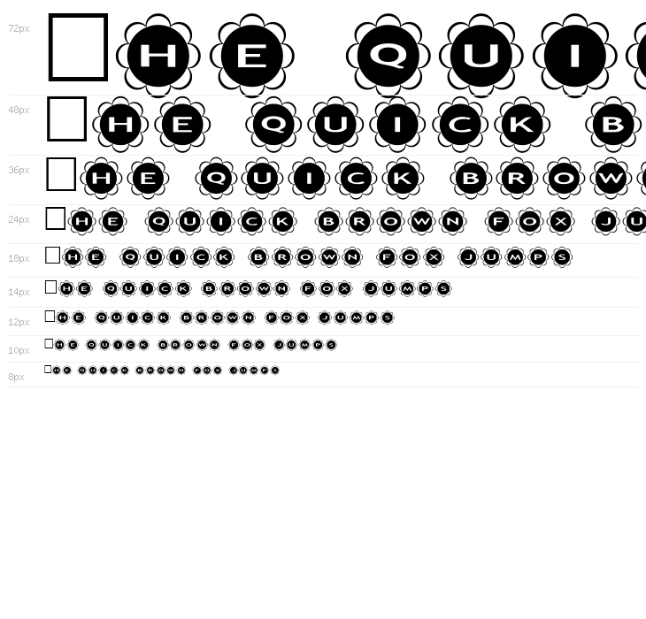 AlphaShapes flowers Waterfall