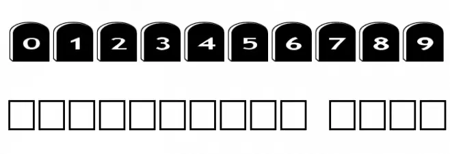 AlphaShapes gravestones 2 خط محارف أخرى
