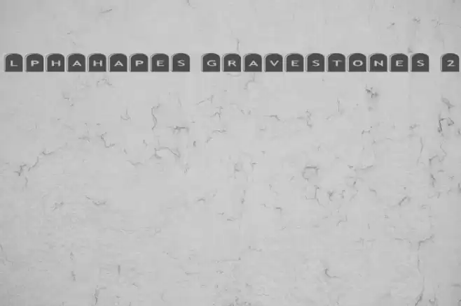 AlphaShapes gravestones 2 خط examples