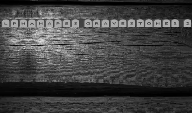 AlphaShapes gravestones 2 خط examples
