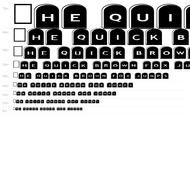 AlphaShapes gravestones 2 Waterfall