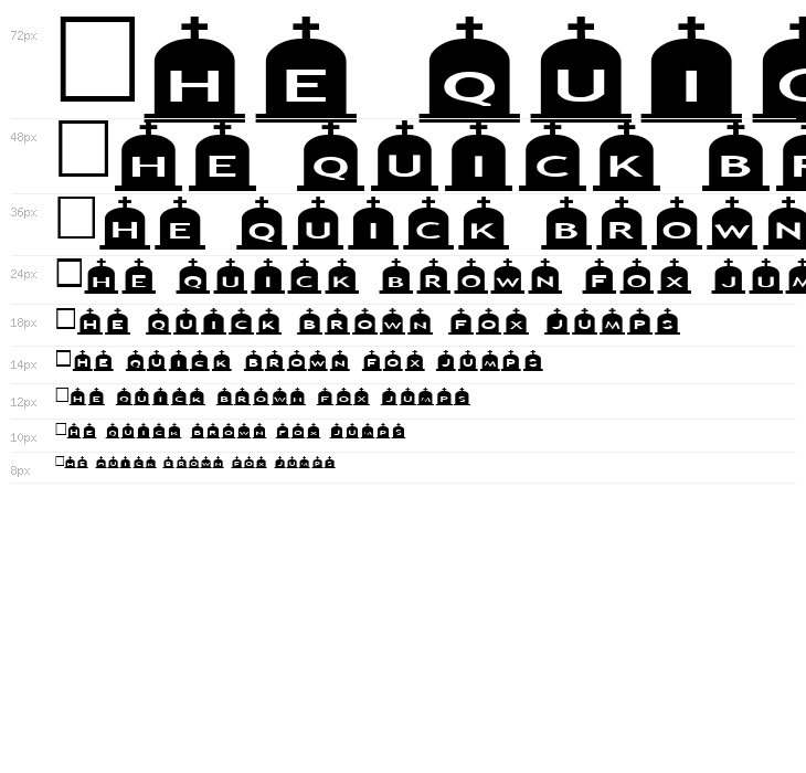 AlphaShapes gravestones 3 Waterfall