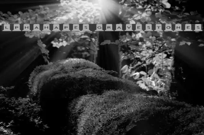 AlphaShapes gravestones Polices examples