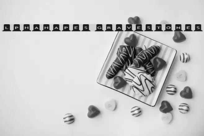 AlphaShapes gravestones Polices examples