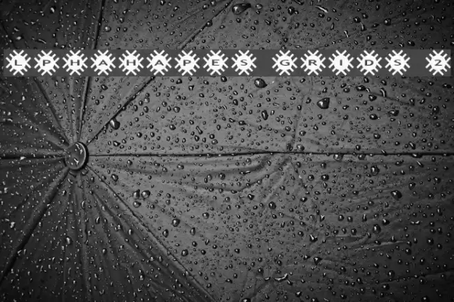 AlphaShapes grids 2 Font examples