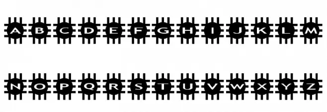 AlphaShapes grids Шрифта ВЕРХНИЙ