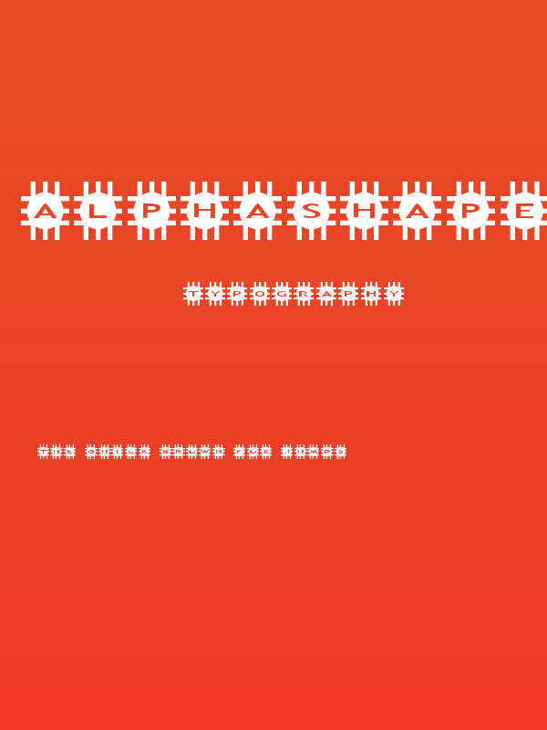 AlphaShapes grids Poster