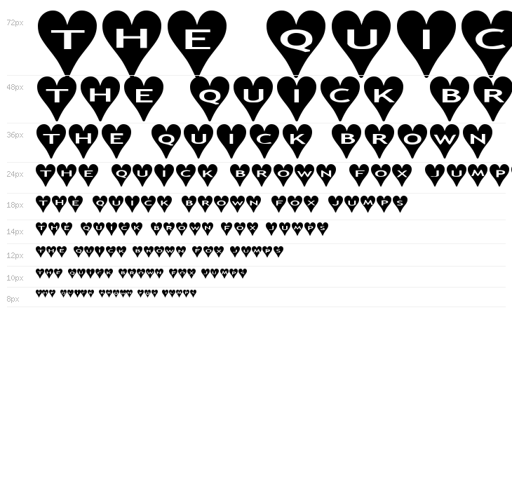 AlphaShapes hearts Waterfall