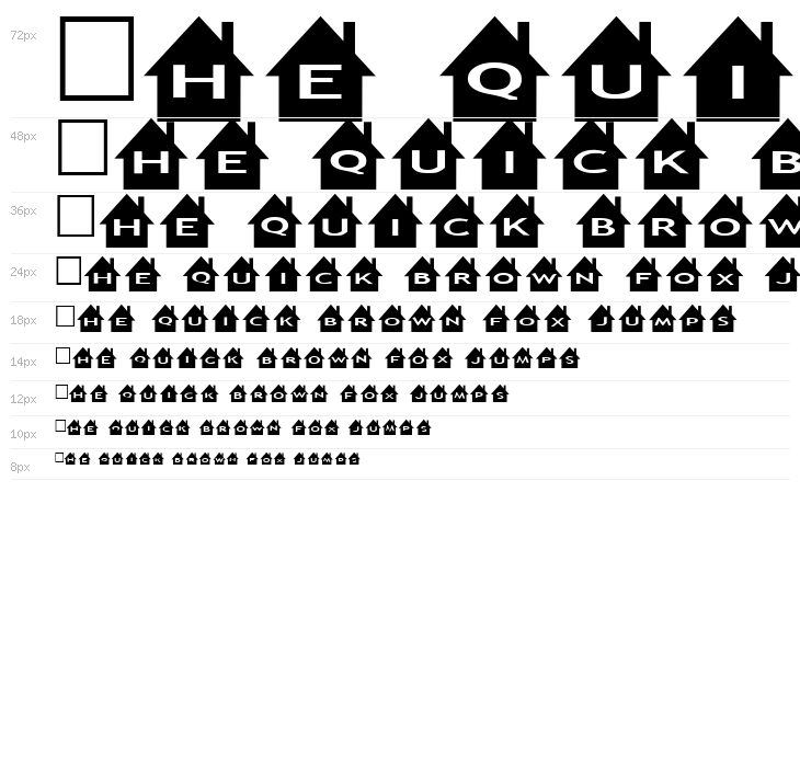 AlphaShapes houses Waterfall