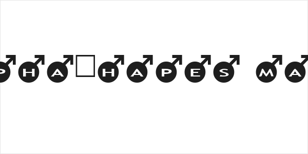 AlphaShapes male Logo