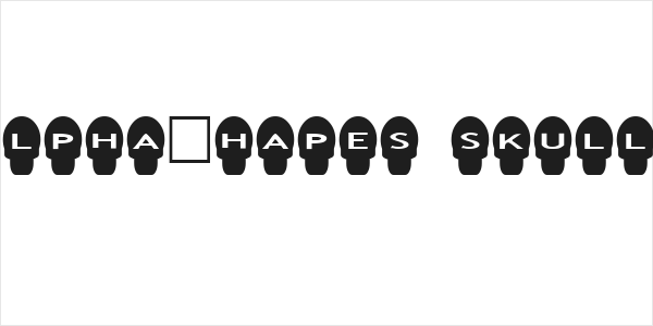 AlphaShapes skulls Logo