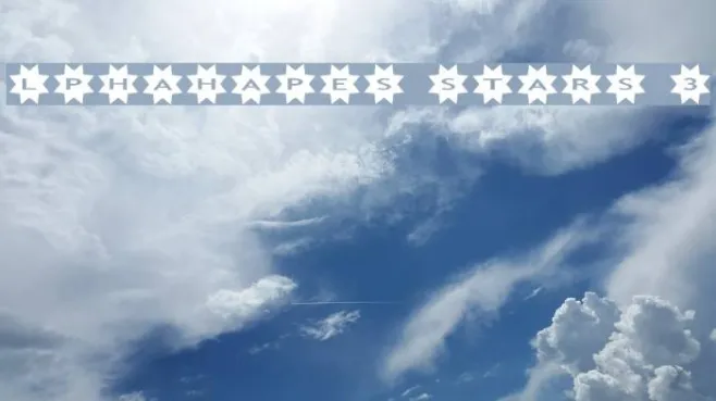 AlphaShapes stars 3 Example 2