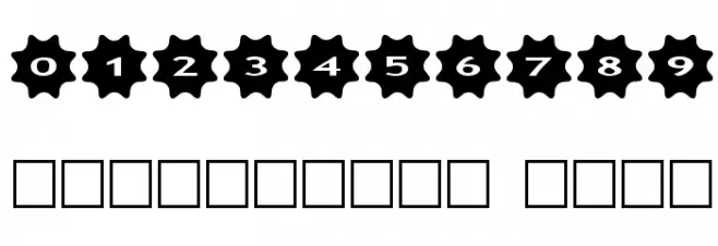 AlphaShapes stars 4 Caratteri ALTRI CARATTERI