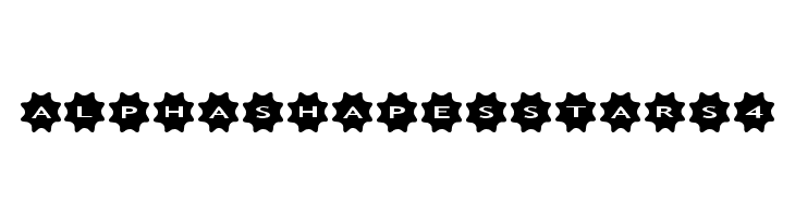 AlphaShapes stars 4 Caratteri