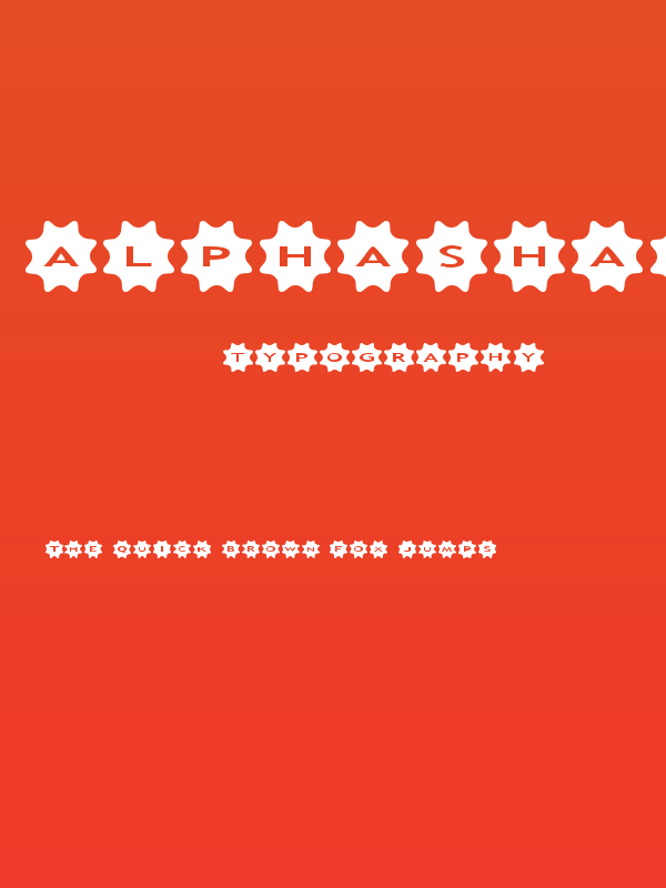 AlphaShapes stars 4 Poster