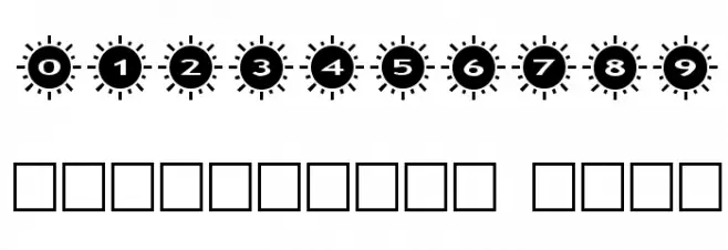 AlphaShapes sunshine 2 Font OTHER CHARS