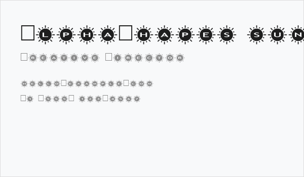 AlphaShapes sunshine 2 Business Card