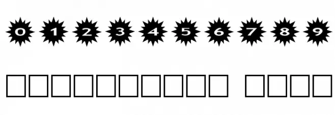 AlphaShapes sunshine Caratteri ALTRI CARATTERI