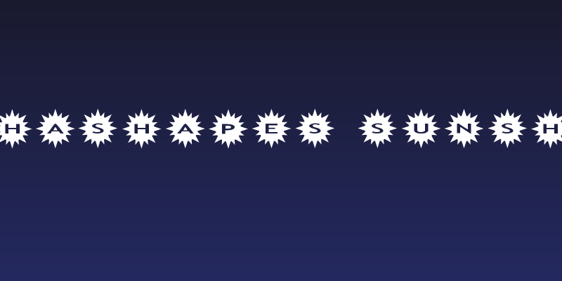 AlphaShapes sunshine Social Header