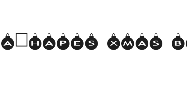 AlphaShapes xmas balls Logo