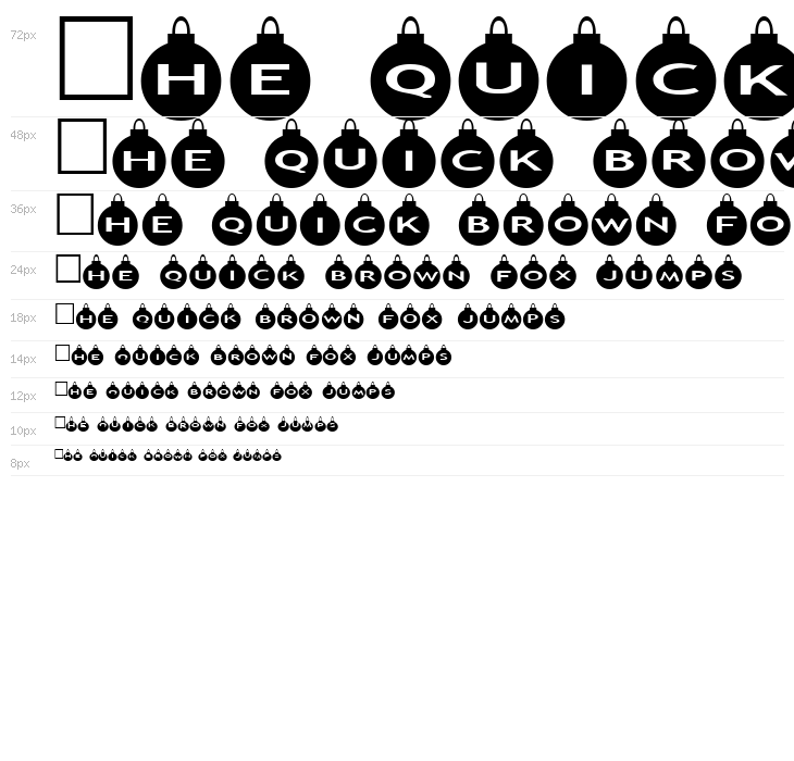 AlphaShapes xmas balls Waterfall