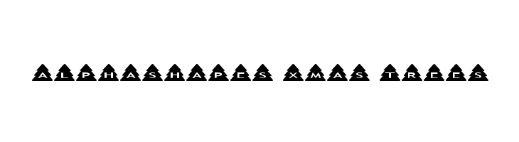 AlphaShapes xmas trees Fonte