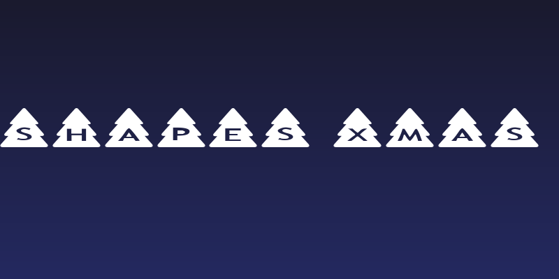 AlphaShapes xmas trees Social Header