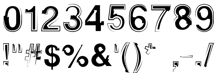 AlphaSixTeen Font OTHER CHARS