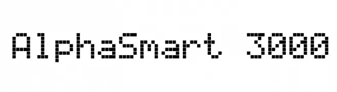 AlphaSmart 3000  Frei Schriftart Herunterladen