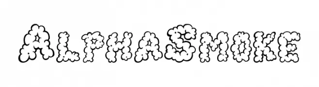 AlphaSmoke  Frei Schriftart Herunterladen