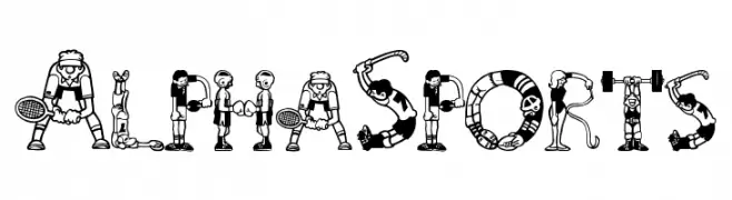 AlphaSports  baixar fontes gratis