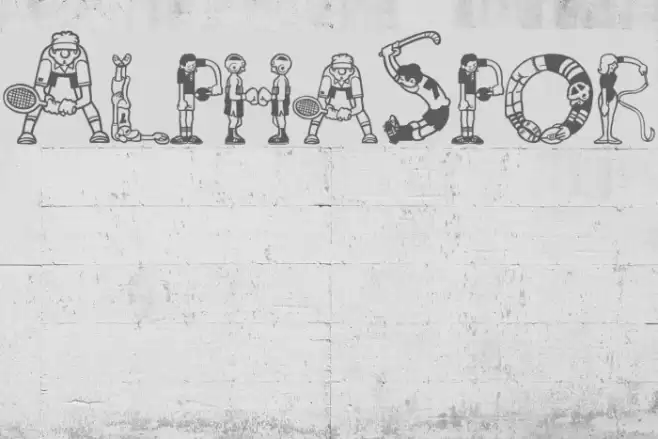 AlphaSports Fonte examples