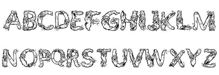 AlphaWizard Font LOWERCASE
